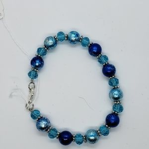 Blue Cryatal Bracelet